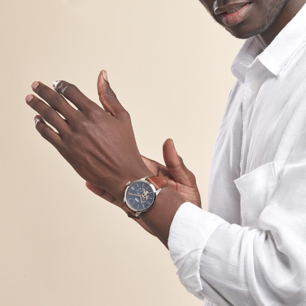 Montre Fossil Townsman Bleu