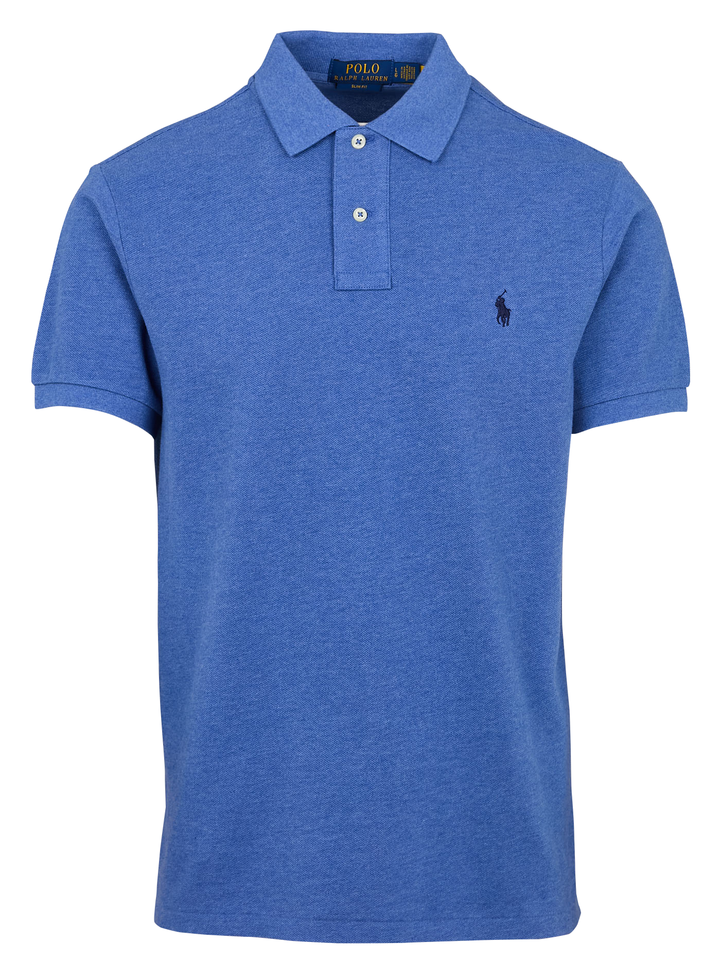 Polo slim-fit en coton | Bleu