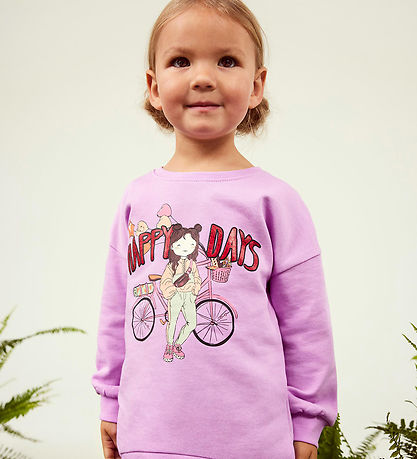 Name It Sweatshirt - NmfKirsten - Violett Tulle