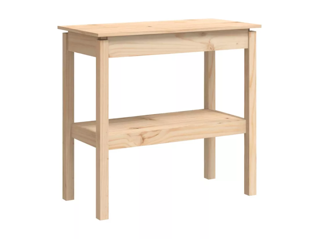 Table console 80x40x75 cm Bois massif de pin
