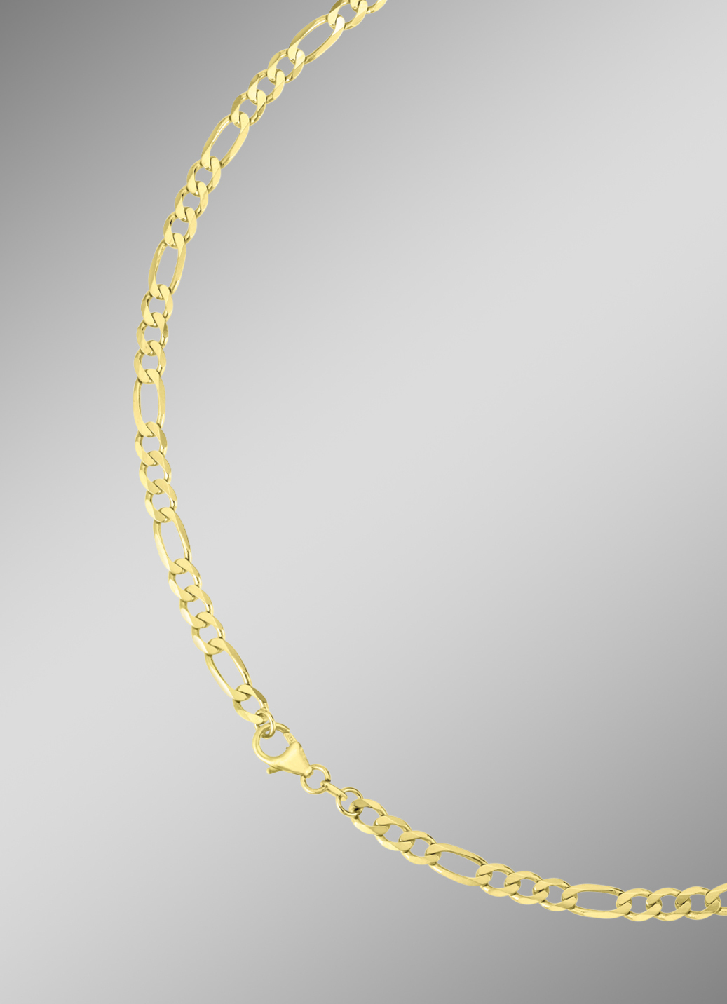 Diamantierte Figarokette