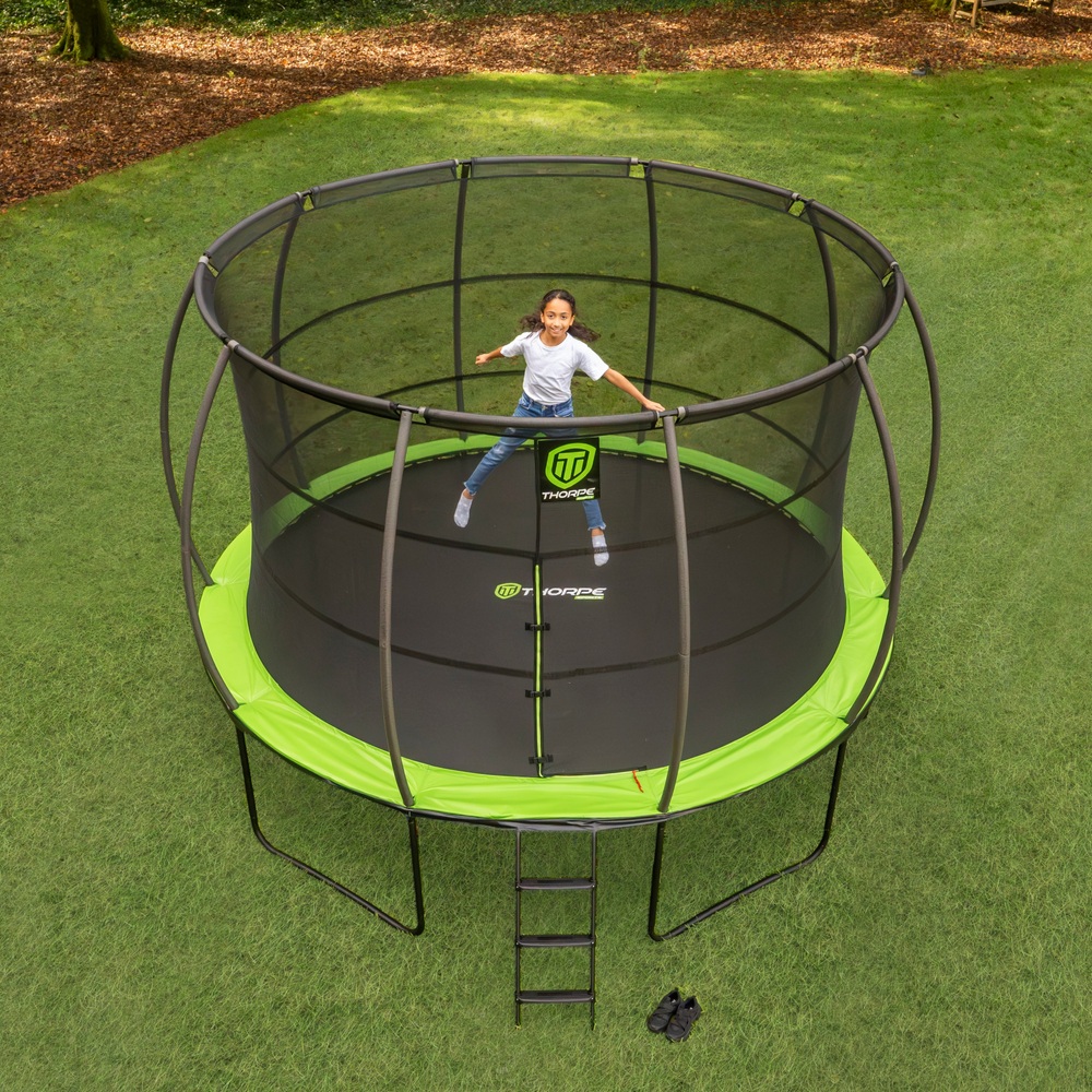 Thorpe Sports 12-Fuß-Trampolin und Sicherheitsnetz