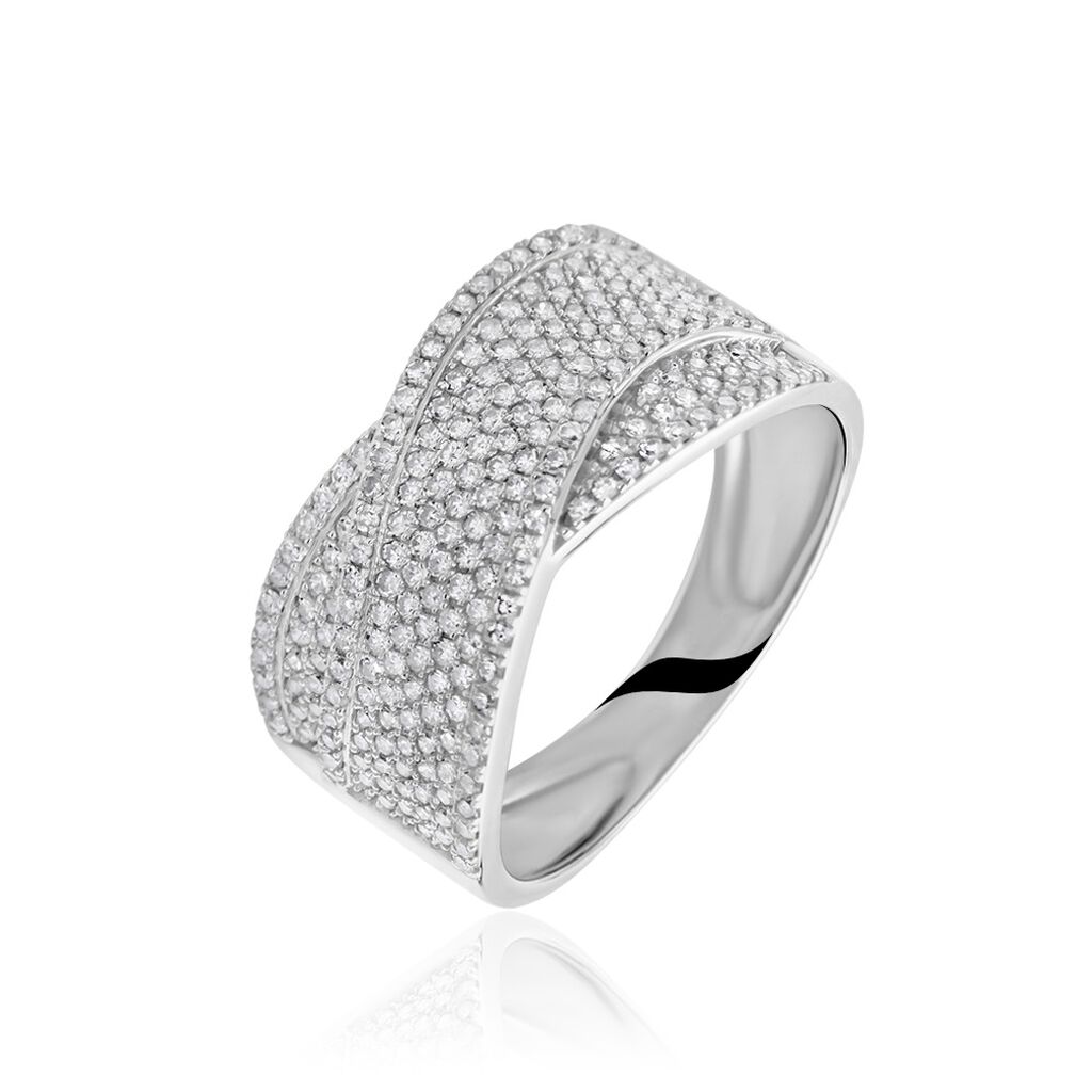 Bague Elyne Or Blanc Diamant