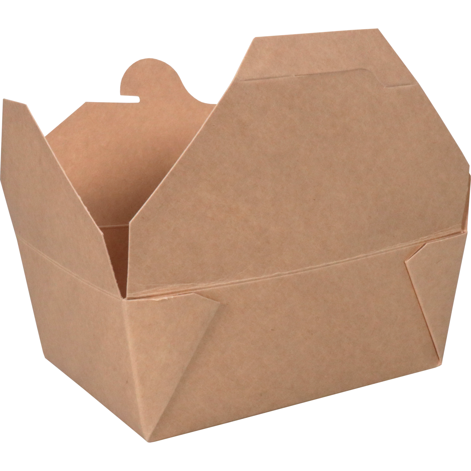 Depa Bak, Karton + PP, maaltijdbox, 171x140x65mm, bruin
