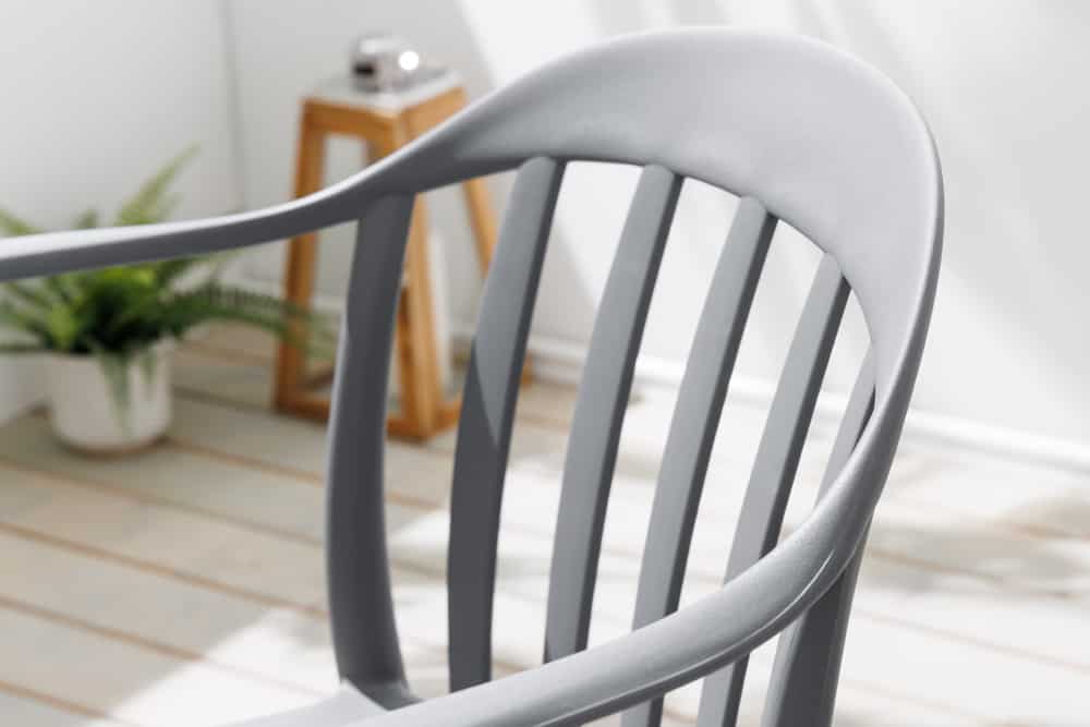 In- und Outdoor Gartenstuhl STUDIO ITALIA anthrazit stapelbar wetterfest