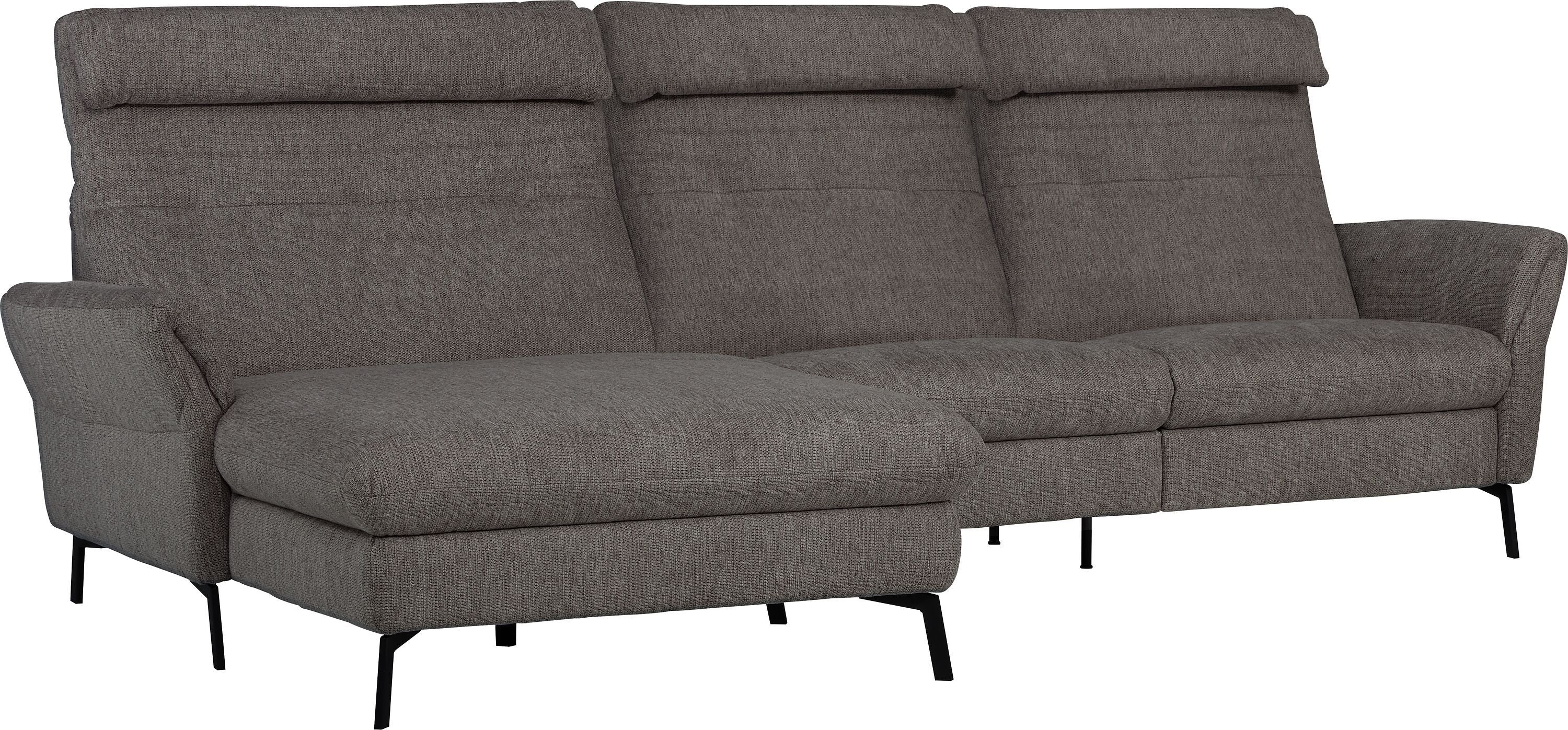 SEBO Ecksofa - Dunkelgrau / B: 284.0 cm x T: 161.0 cm x H: 84.0 cm