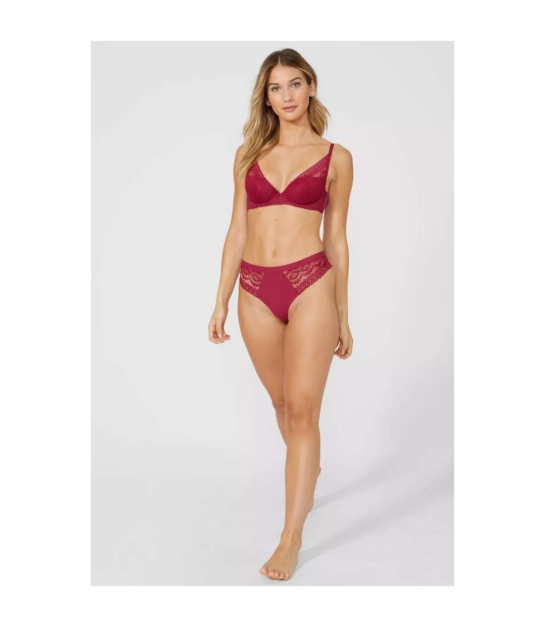 Gorgeous - String - Femme (Rouge foncé) - UTDH5015