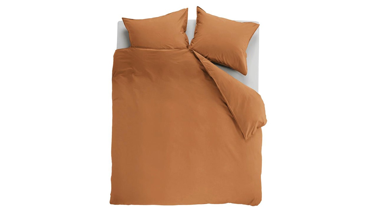 Dekbedovertrek Cotton Uni orange