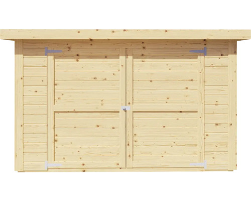 Fietsgarage/wandkast Velo met vloer 206 x 102 cm naturel