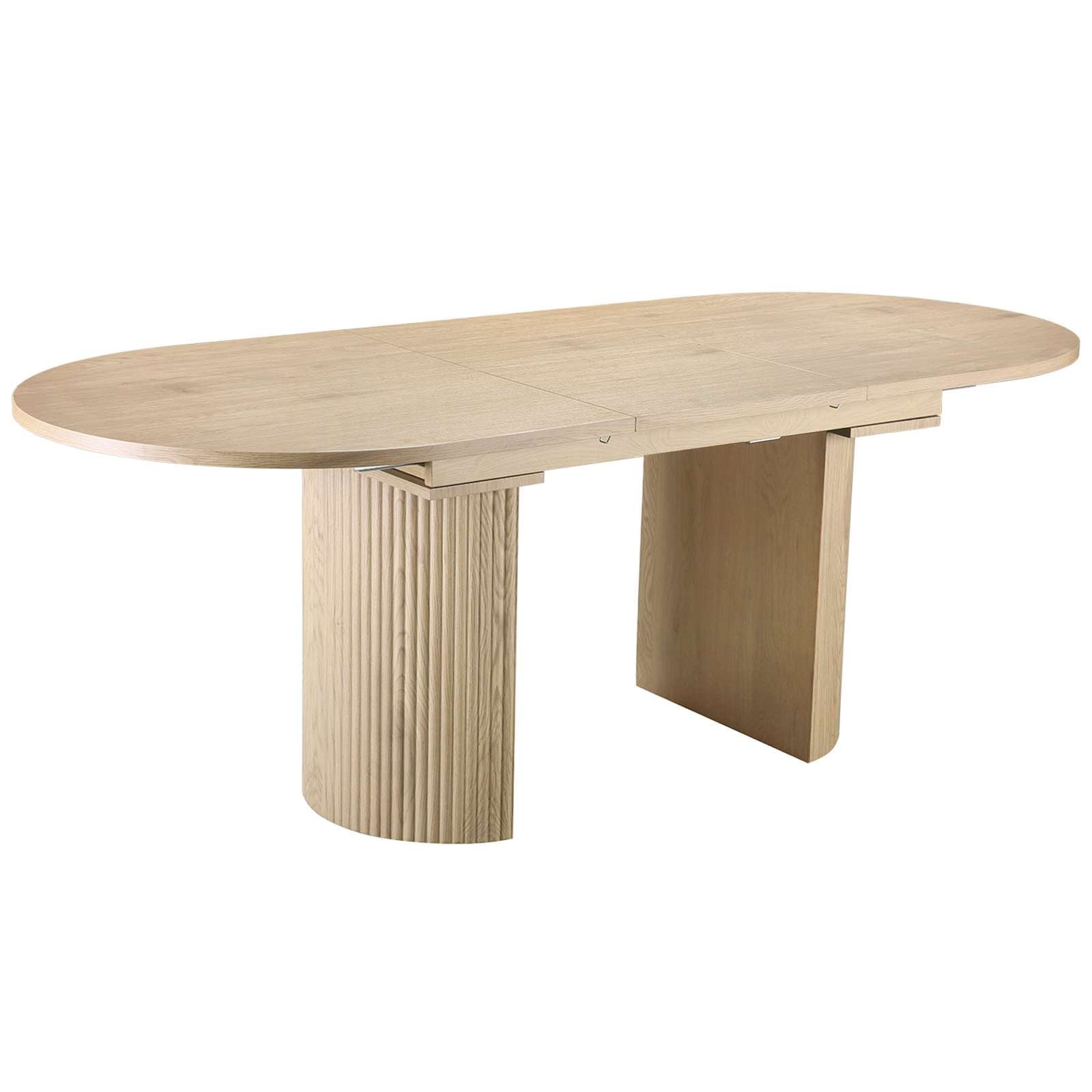 Home affaire Esstisch »Gartempe« ausziehbar 160-210 cm, Synchronauszug, inkl Einlegeplatte, Breite 90cm