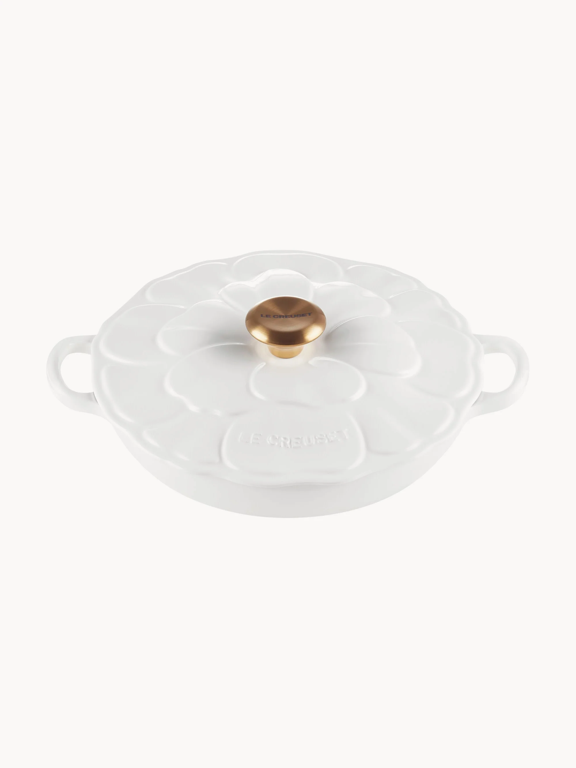Ondiepe stoofpan Petal van gietijzer