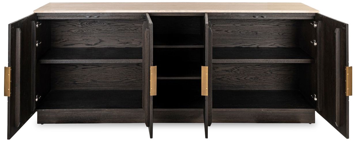Wandkast 214131 Claremont B225 x D46 x H90 cm