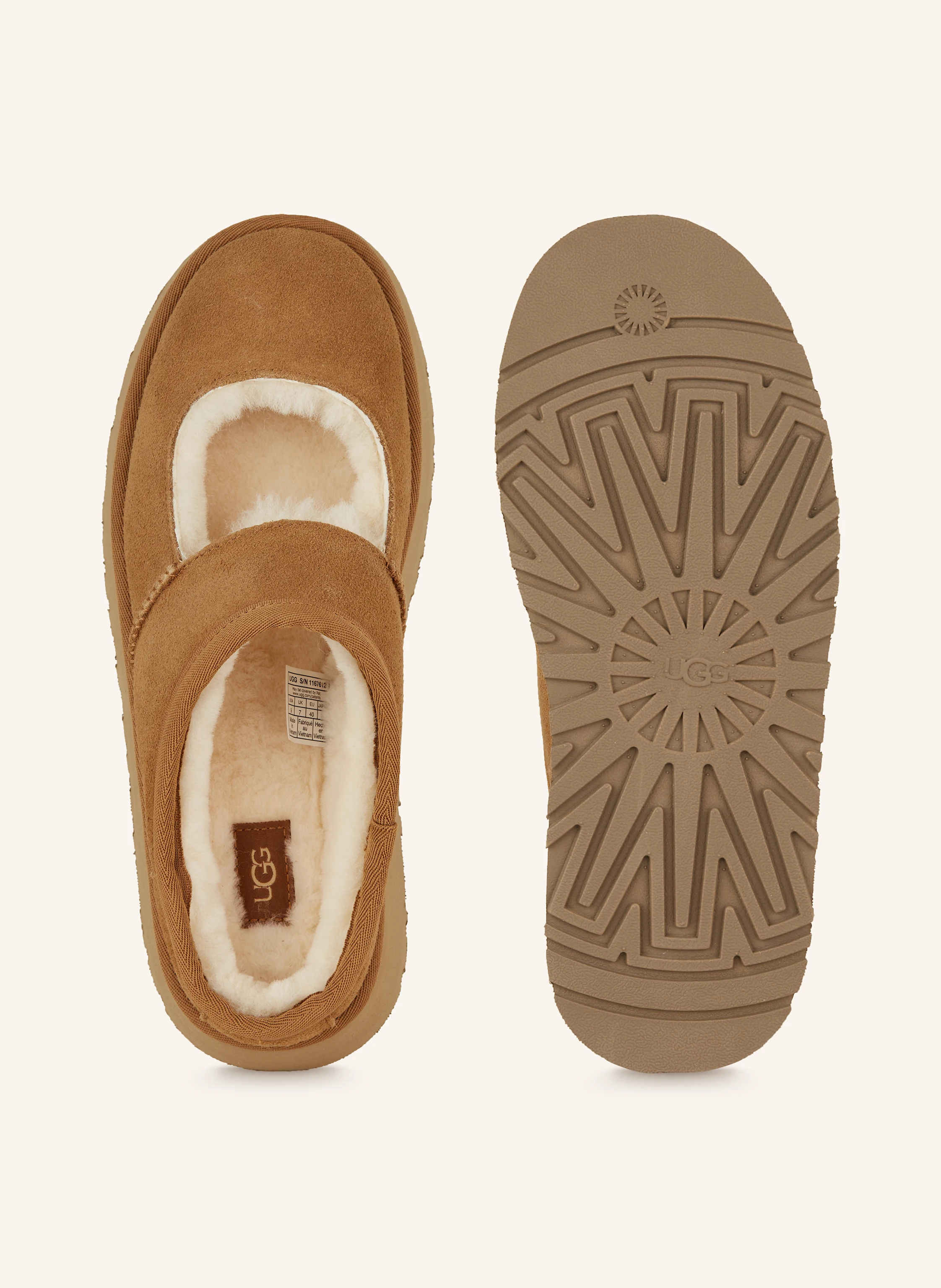 UGG Mary-Jane-Pantoletten BEA