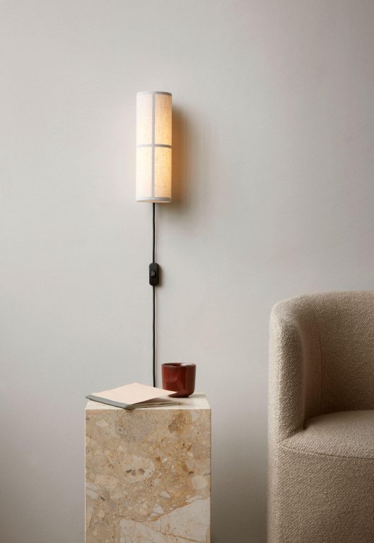 Audo Copenhagen Plinth Tall bijzettafel 30x30 Kendzo marmer grijs