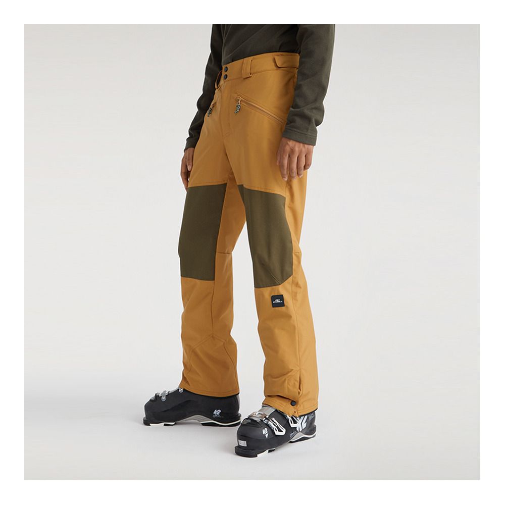 O'Neill JACKSAW - Pantalon ski Homme rich caramel colour block