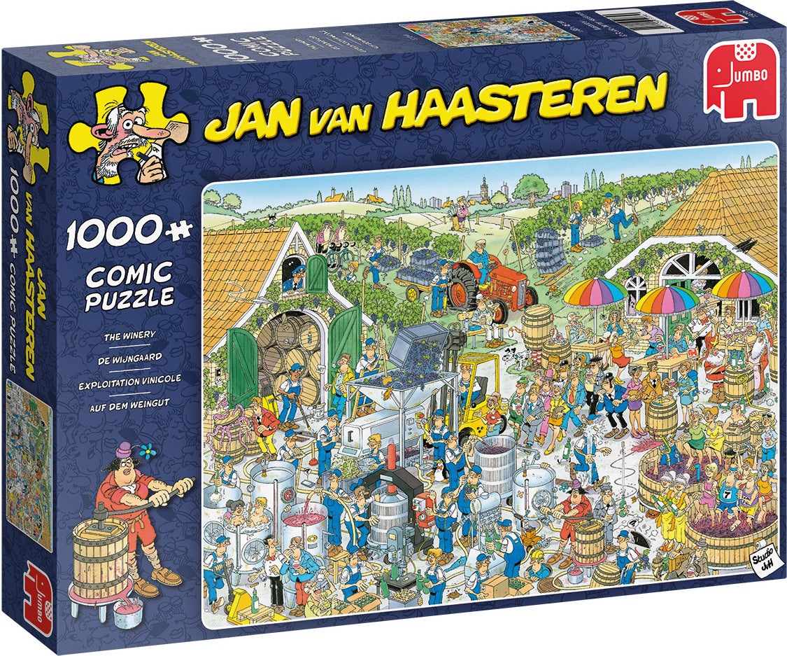 Jumbo puzzel Jan van Haasteren De Wijngaard 68 x 49 cm 1000 stukjes