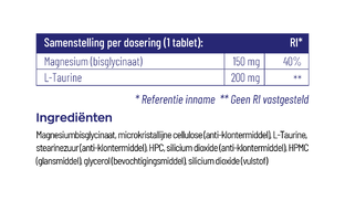 Vitakruid Magnesium 150 Bisglycinaat Tabletten 90TB