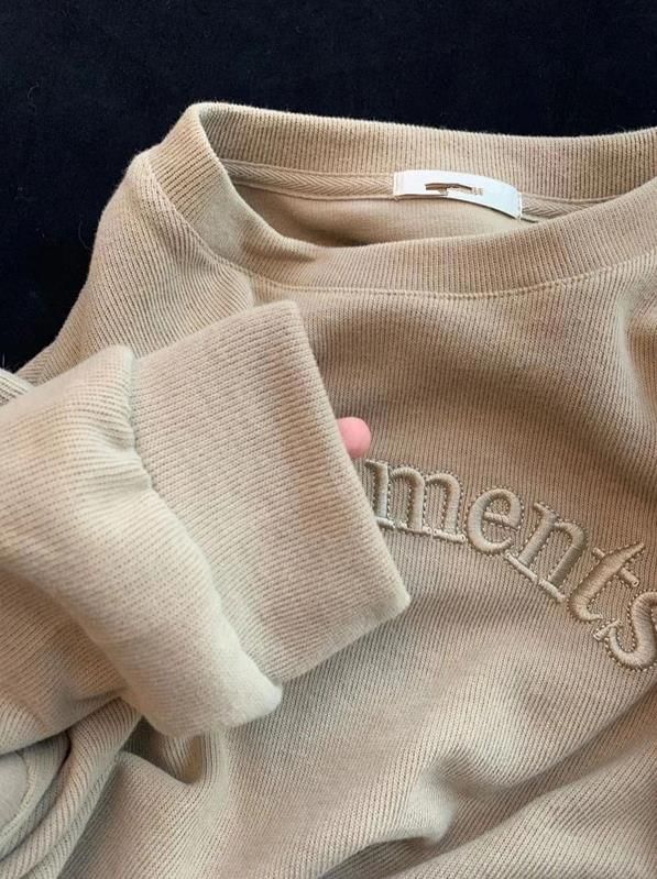 Alhambra - Sweatshirt met ronde hals en geborduurde letters