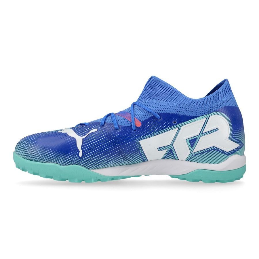 PUMA Future 7 Match   Mid TT Formula - Bleu/Blanc/Bleu Enfant