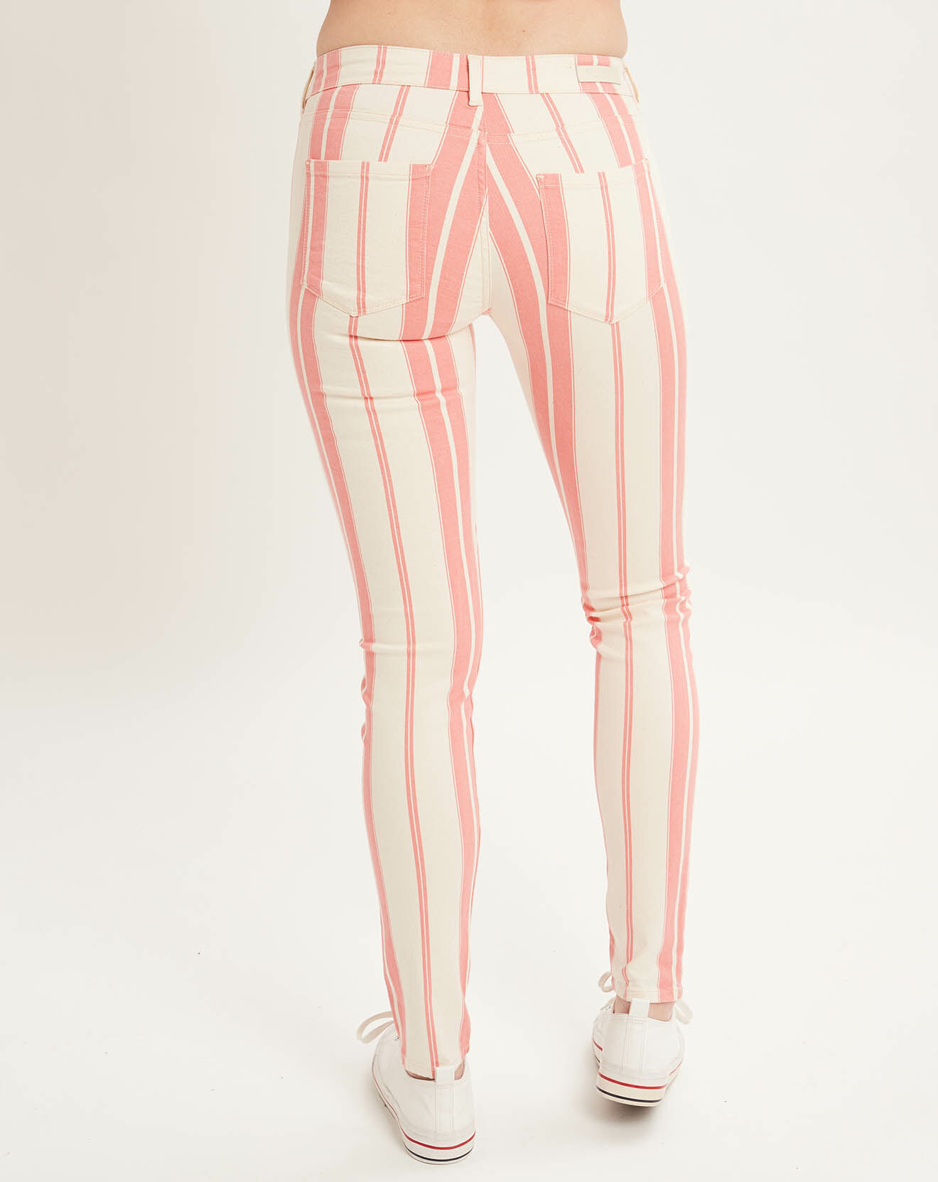 Scotch & Soda Jean à rayures rose/écru