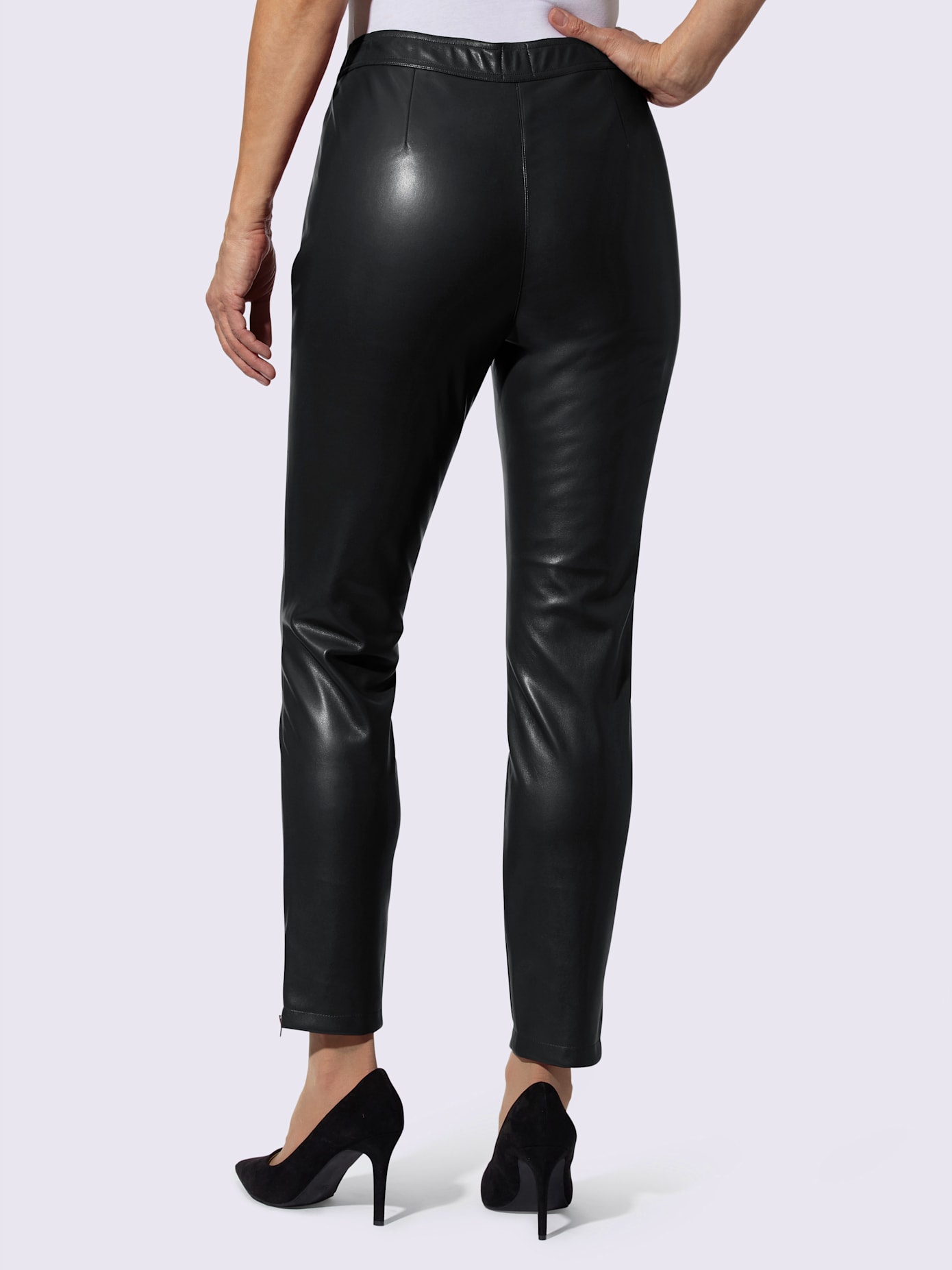 Pantalon en imitation cuir imitation cuir souple
