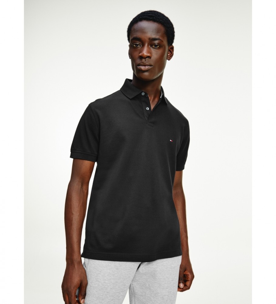 Camisa polo Tommy Hilfiger 1985 Regular preta