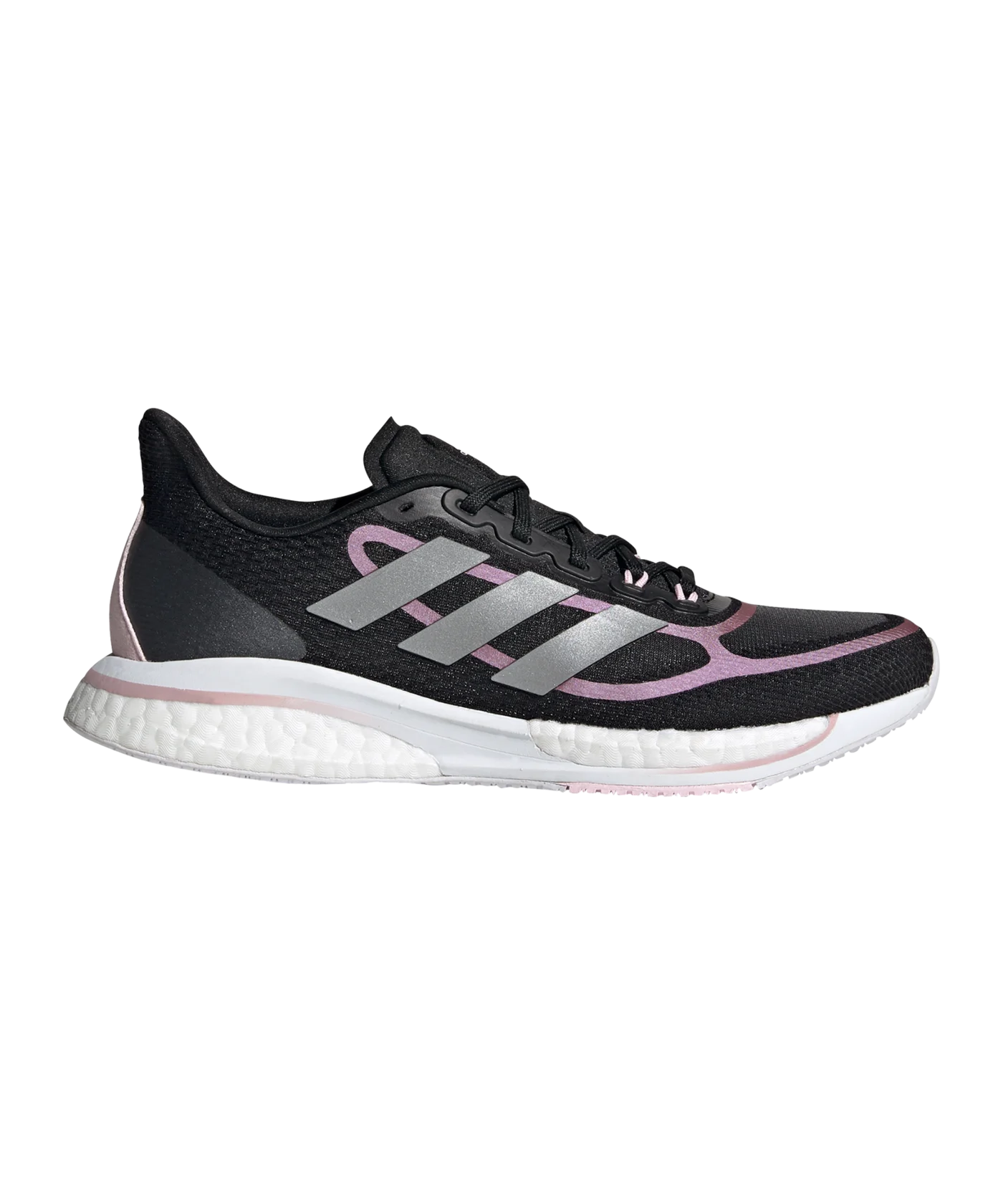 adidas Supernova+ Running Damen Schwarz Silber