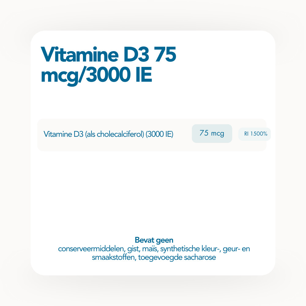 2x Bonusan Vitamine D3 75mcg/3000ie 120 softgels