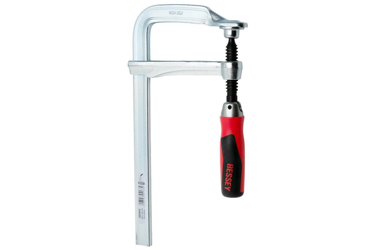 Bessey GZ25KG, lijmklem met omklapbare greep, 250/120 mm
