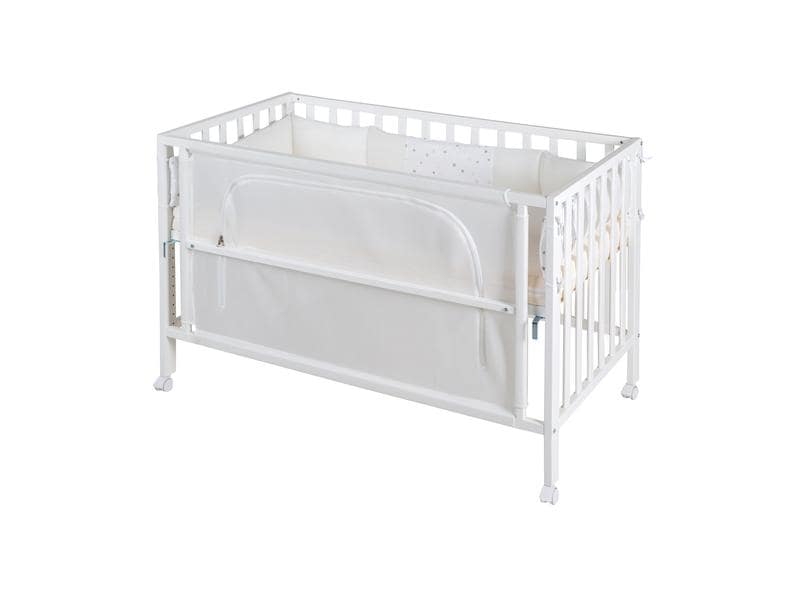 roba Beistellbett safe asleep Sternenzauber weiss 60 x 120 Babybett inkl. Zubehör