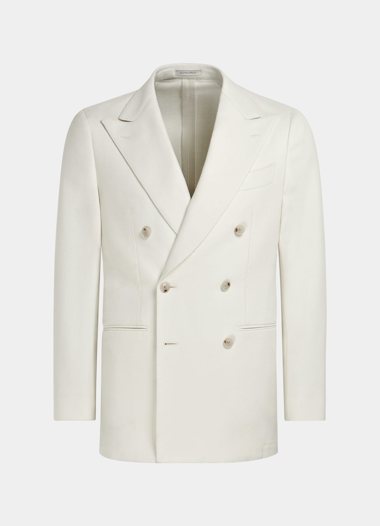 Costume Havana coupe Tailored blanc cassé