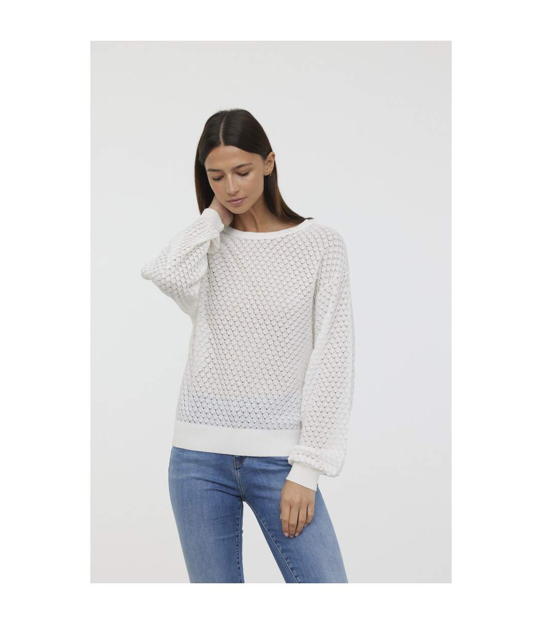 Pull manches longues coton regular CALIO