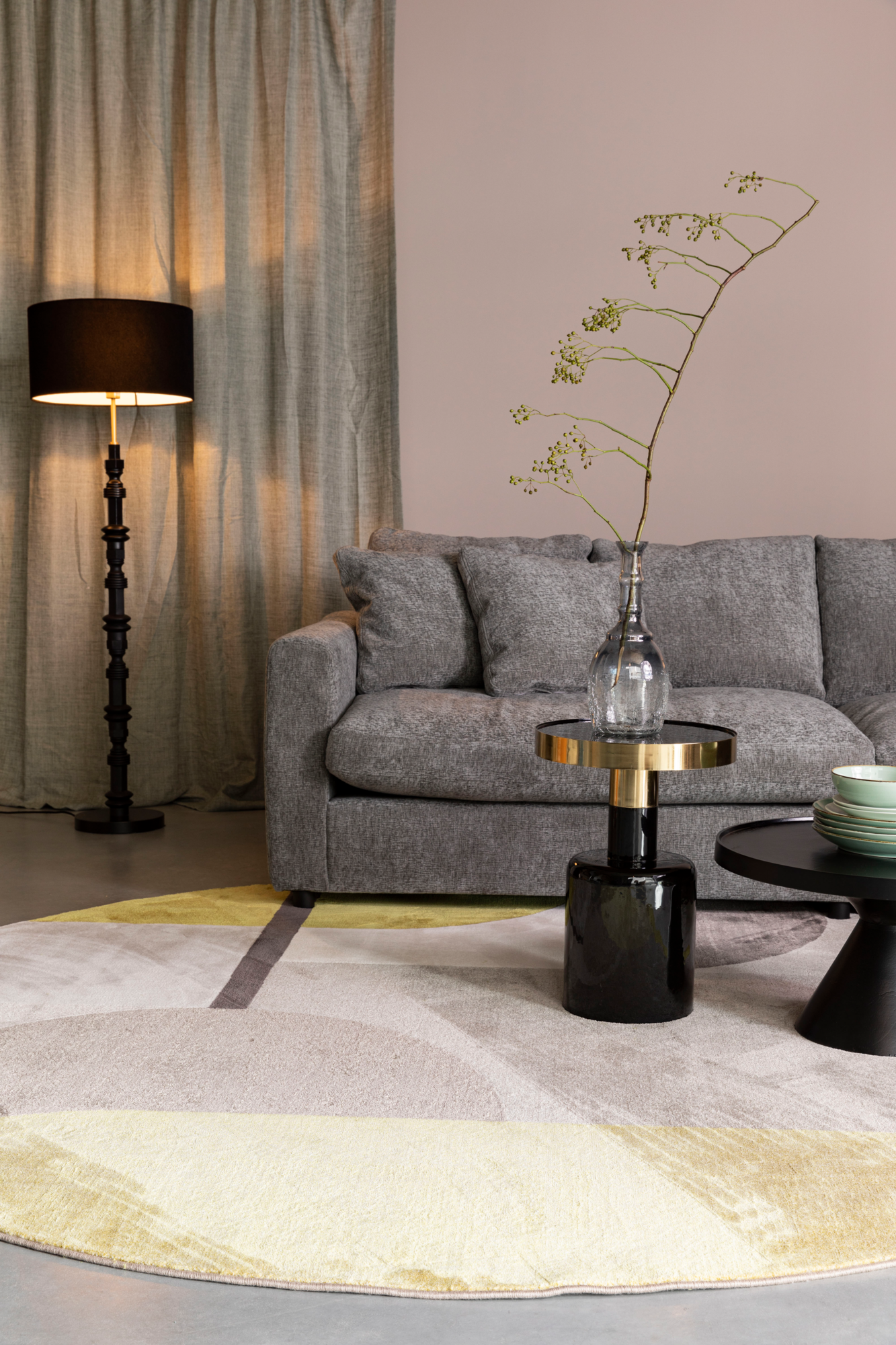 Bijzettafel Glam Groen