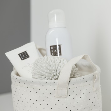 Sealskin Mandje Dots Ecru Rond