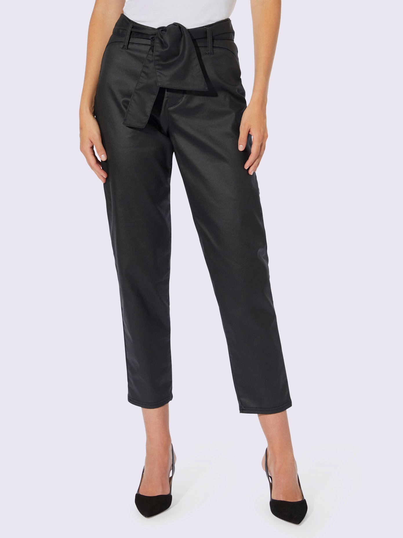 Pantalon revêtement brillant