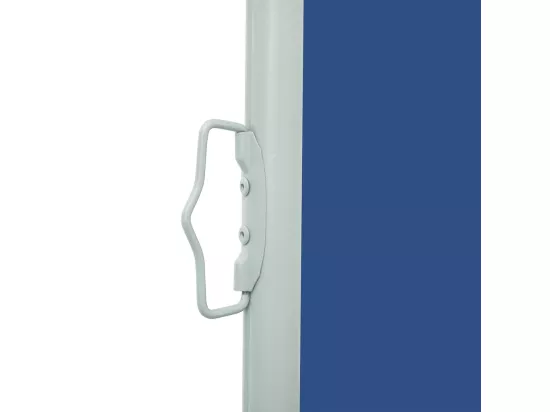 Auvent latéral rétractable de patio 100x500 cm Bleu