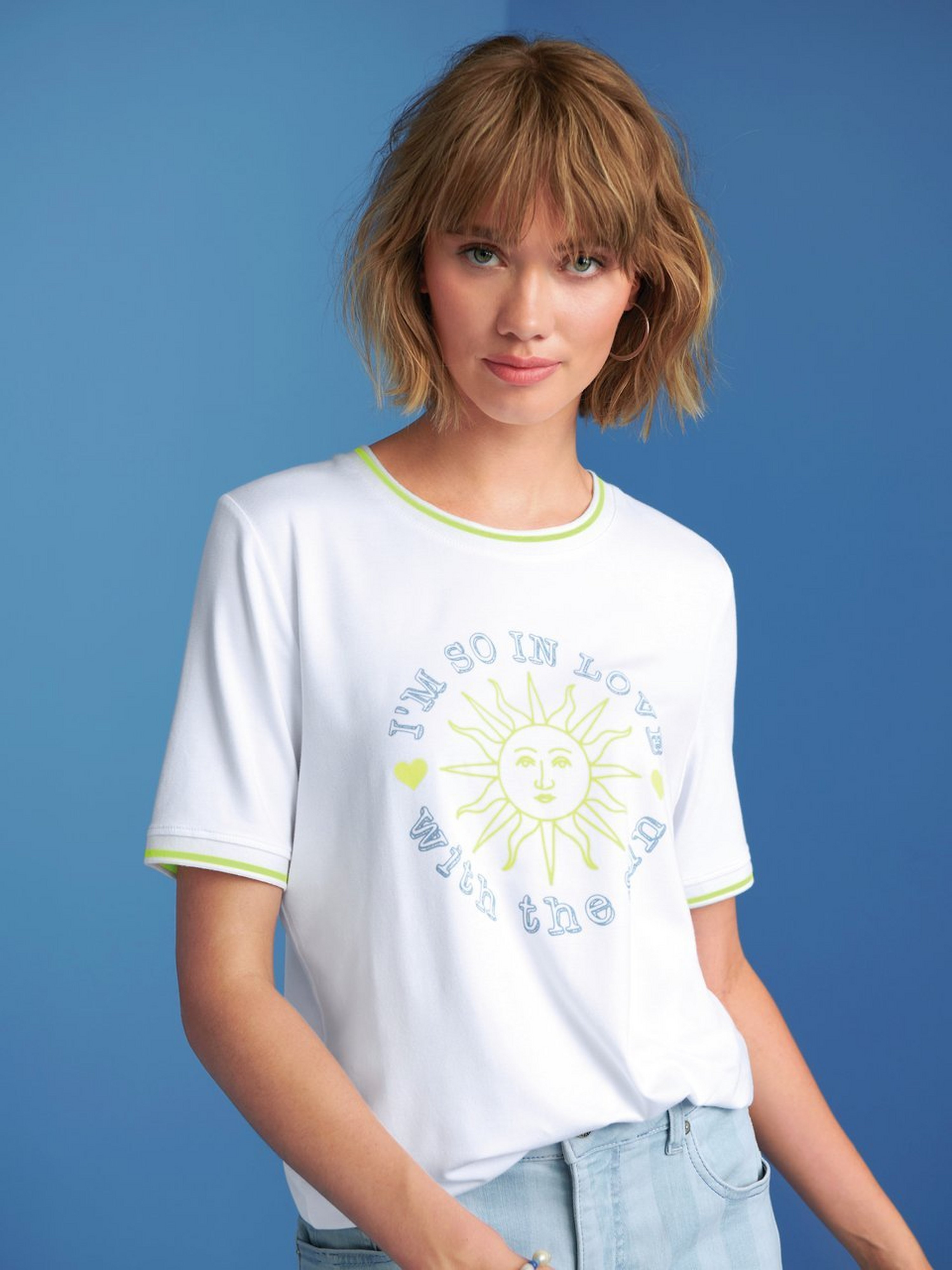 Rundhals-Shirt
