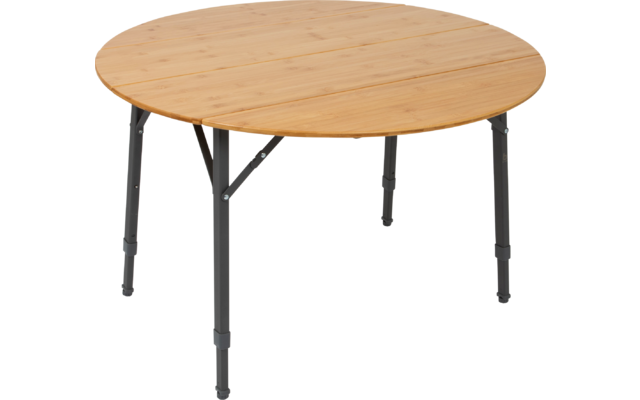 Bo-Camp Campingtisch Urban Outdoor Poundbury Bambus rund 90 cm 3-fach höhenverstellbar