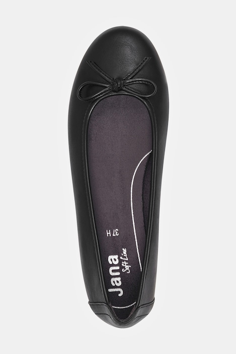 Ballerinas, Jana Softline, vegan, Lederoptik, Weite H
