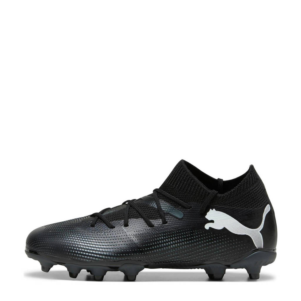 Puma Future 7 Match FG/AG junior voetbalschoenen zwart/wit