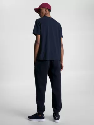 Camiseta com bordado de monograma TH