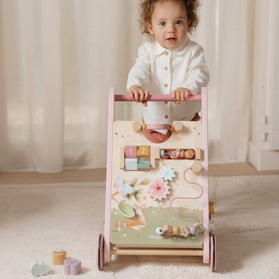 Fairy Garden Chariot de marche   Rose        de               Little Dutch
