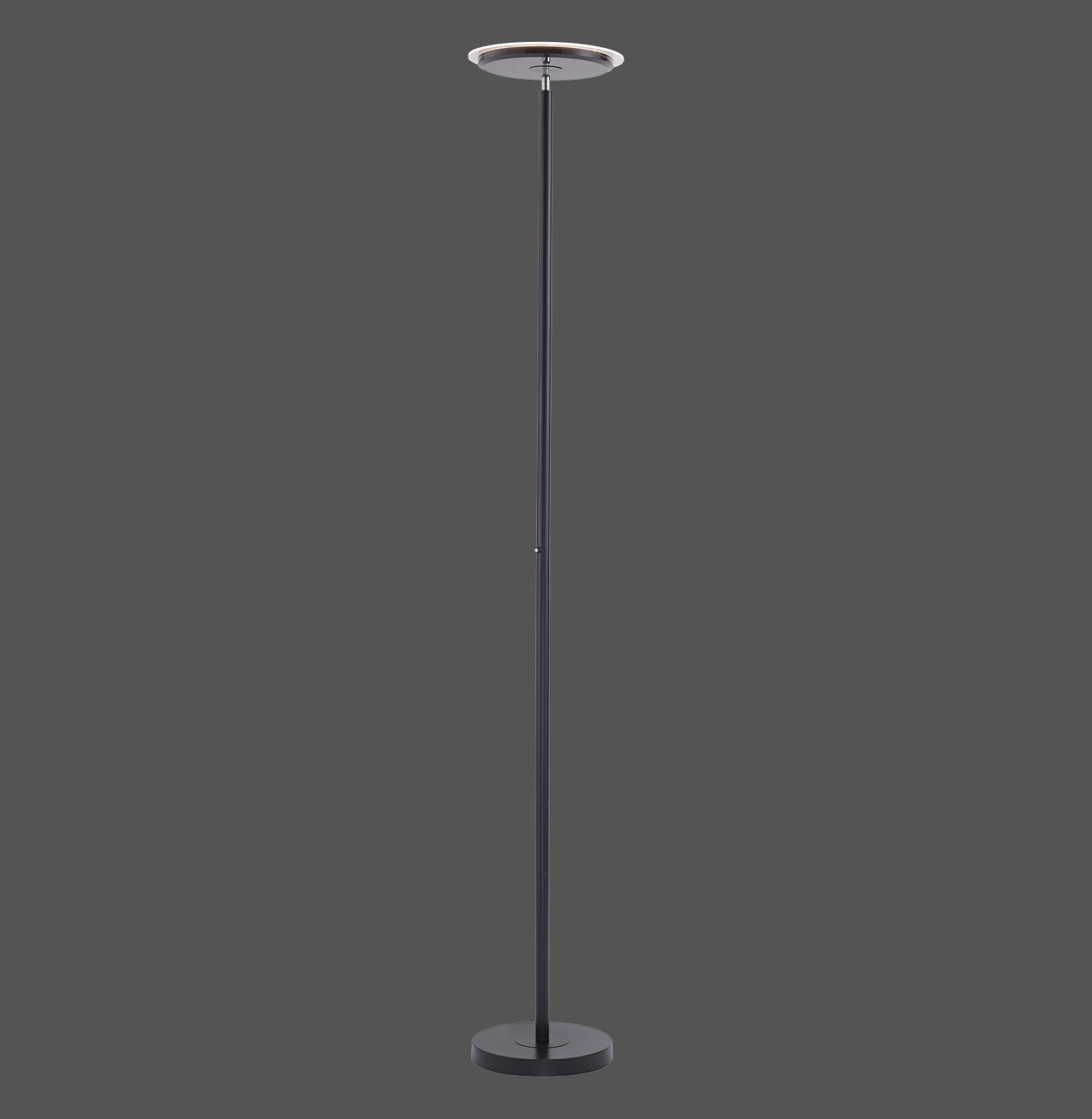 LED-Deckenfluter - schwarz - dimmbar
