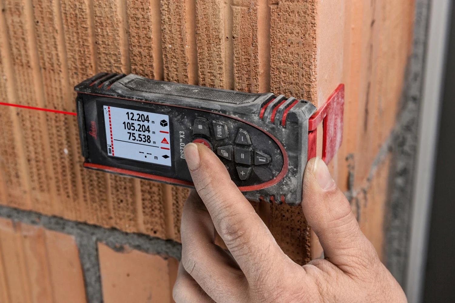 Leica Disto X3 Afstandsmeter in tas - bluetooth - 150m