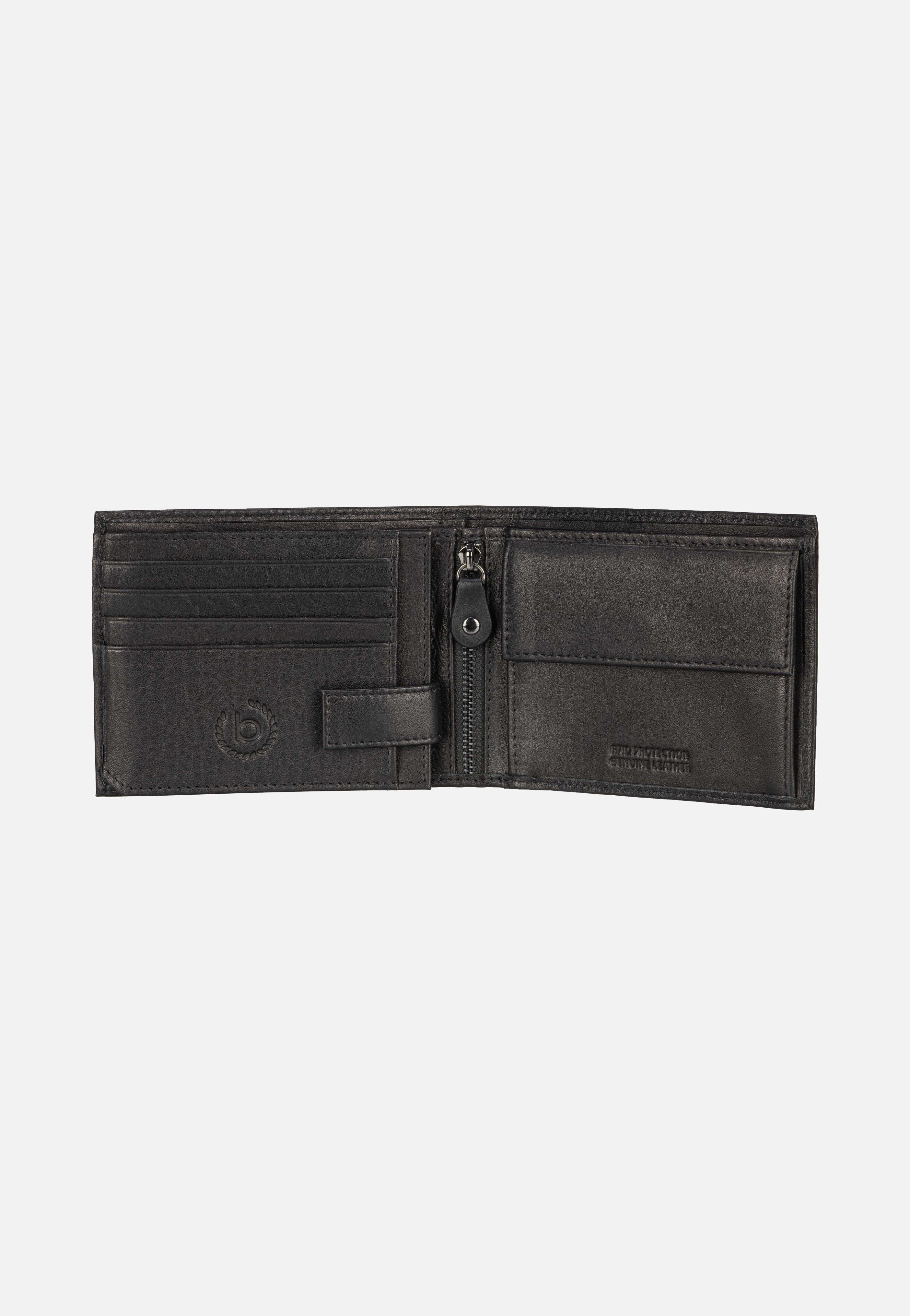 Nome Horizontal with Flap III Schwarz - Portemonnaie