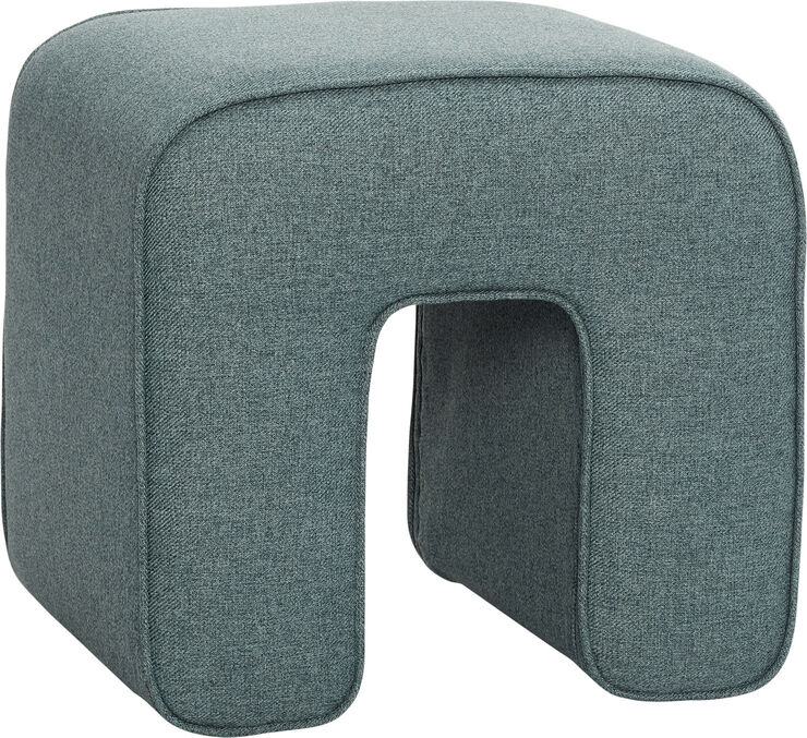 Hübsch Sculpture Pouf Green Grøn