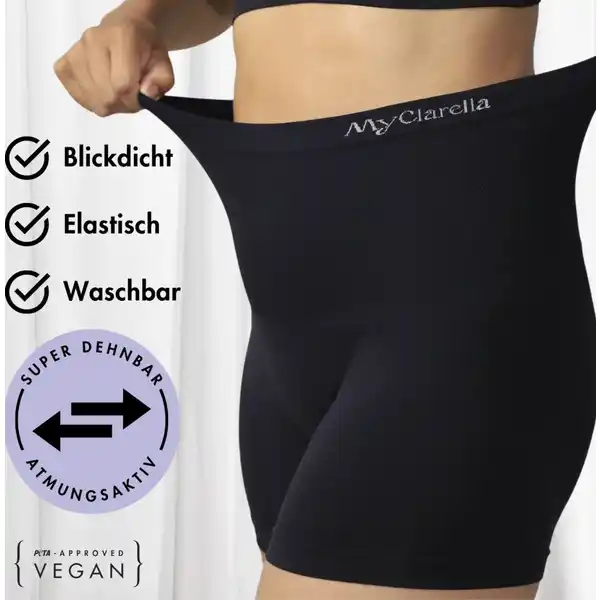 Wochenbett-Unterwäsche Postpartum Panty schwarz Gr. M