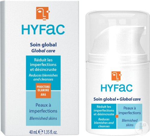 Hyfac Soin Global Peaux À Imperfections Flacon-Pompe 40ml