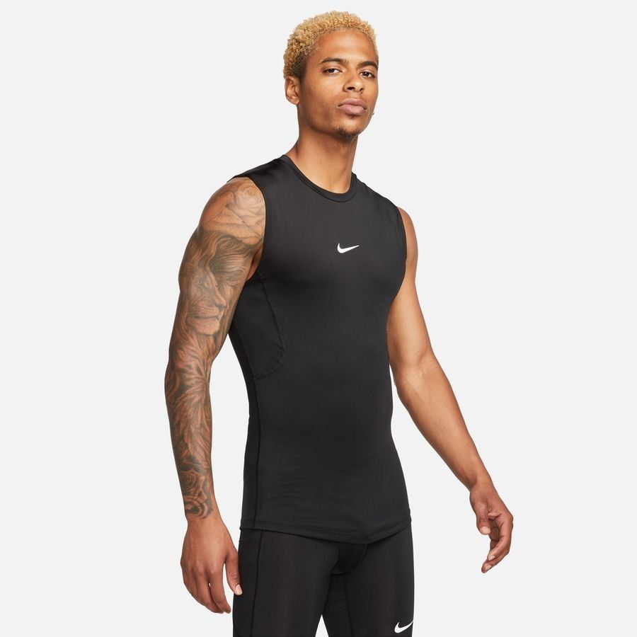 Nike Pro Débardeur Dri-FIT - Noir/Blanc