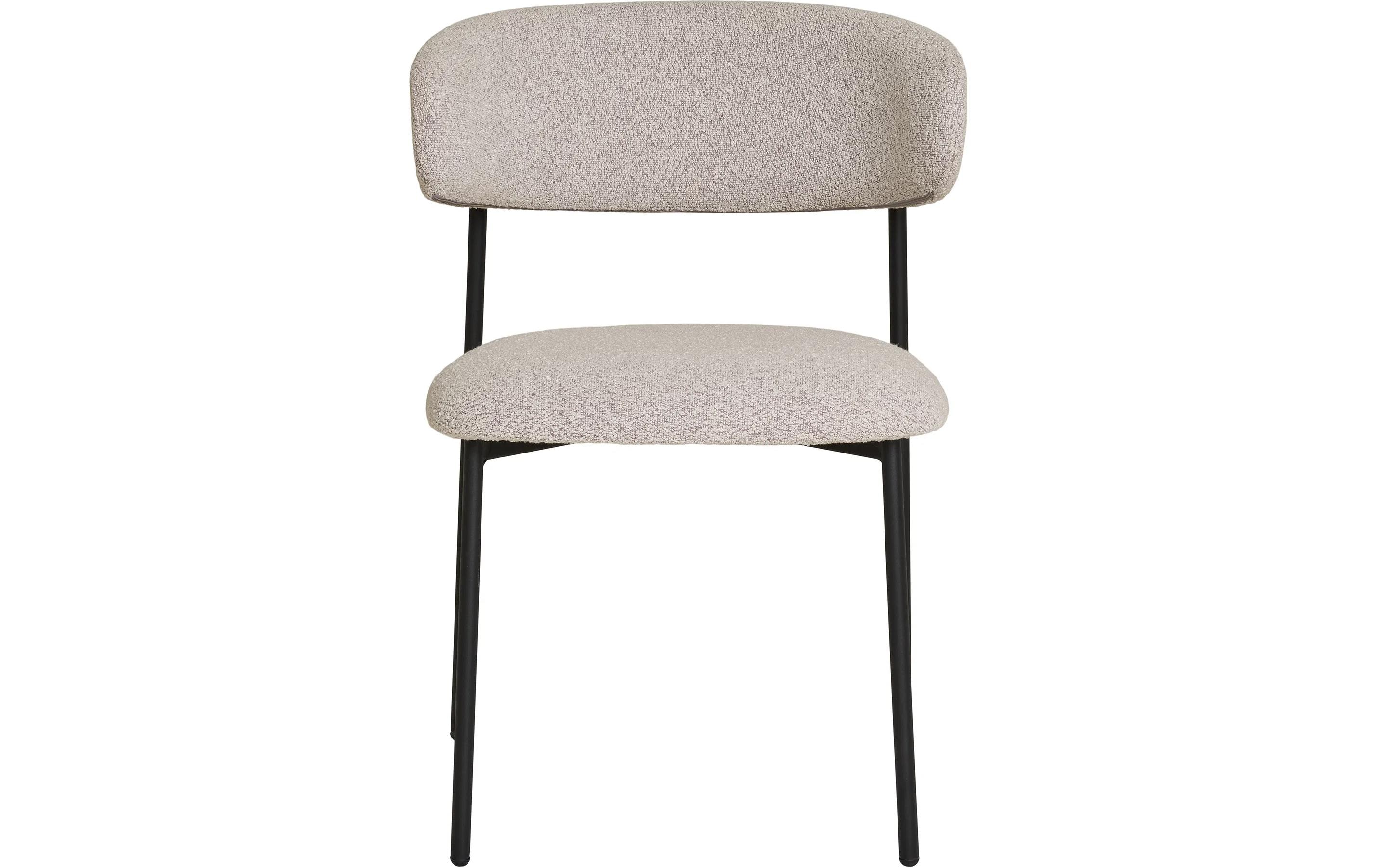 Stuhl Mira 2 Stück, 80 x 55 cm, Beige<br>Stabile Esszimmerstühle